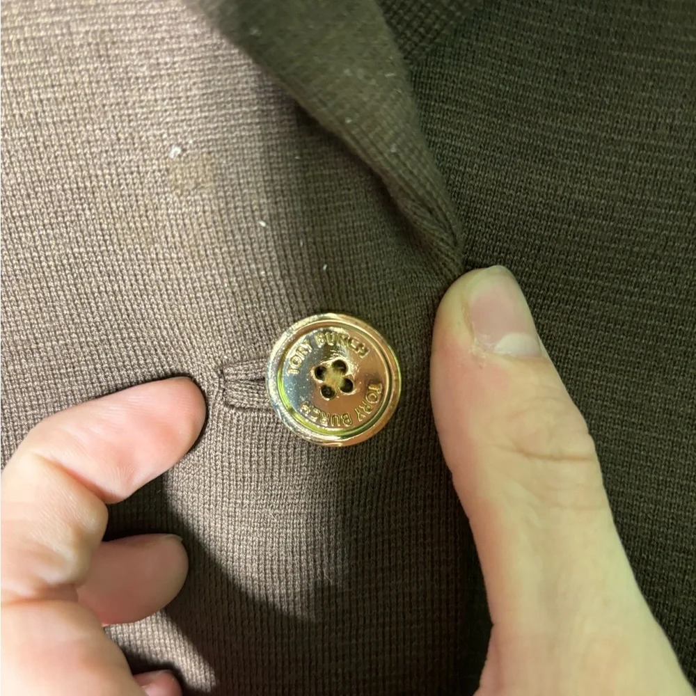 Tory Burch Beverly Knit Wool Blend Blazer Women’s Size Large